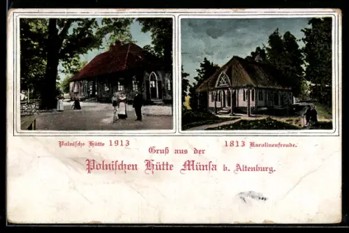 AK Münsa, Polnische Hütte, Karolinenfreude