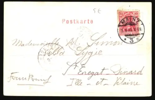 AK Wiesbaden, Partie am Rathaus