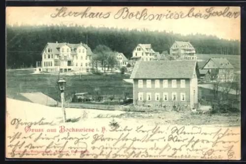 AK Bockswiese i. H., Blick in den Ort