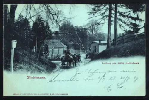 AK Friedrichsruh, Weg zum Schloss Friedrichsruh