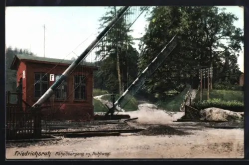 AK Friedrichsruh, Bahnübergang am Hohlweg