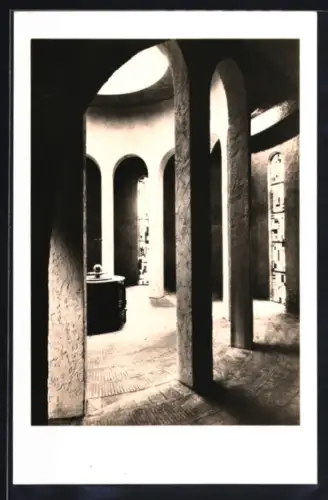 AK Frankfurt-Bockenheim, Taufkapelle der Frauenfriedenskirche, Zeppelin-Allee 99