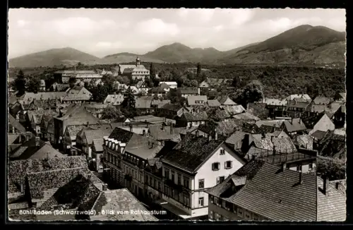 AK Bühl /Baden, Blick vom Rathausturm
