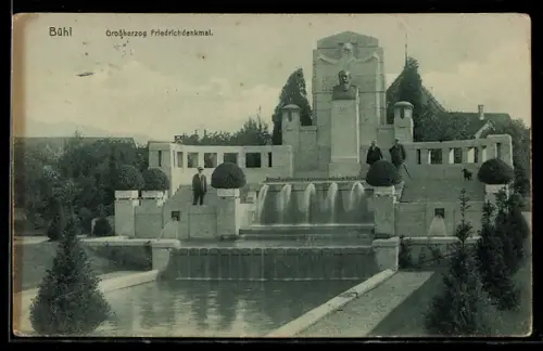 AK Bühl, Grossherzog Friedrichdenkmal