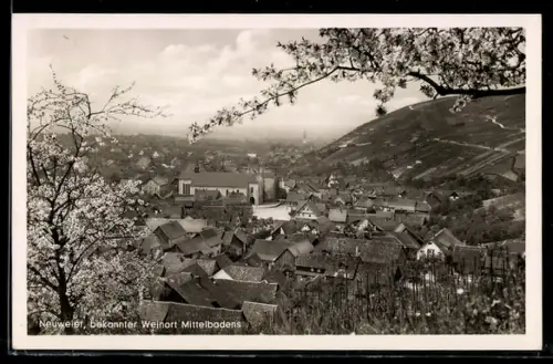 AK Neuweier, Teilansicht des Weinortes