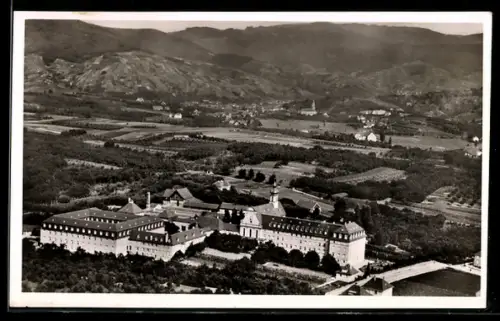AK Bühl, Kloster Maria Hilf, Luftaufnahme