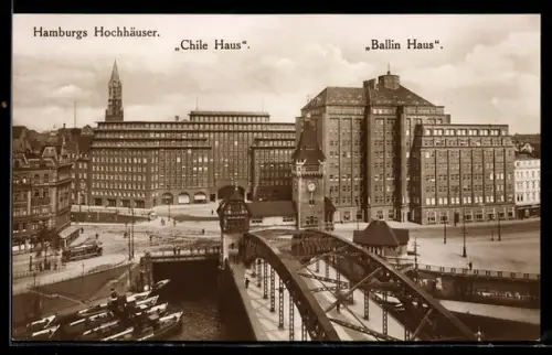 AK Hamburg-Kontorhausviertel, Chile Haus, Ballin Haus