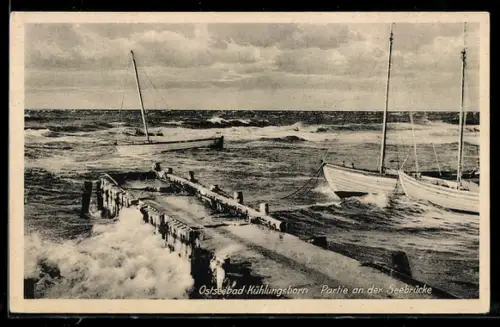 AK Kühlungsborn, Partie an der Seebrücke