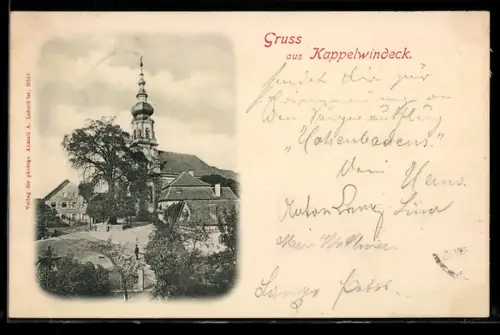 AK Kappelwindeck, Blick zur Kirche