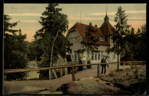 AK Töpfer, Partie im Ort