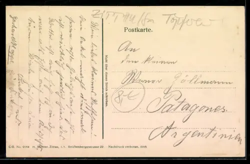 AK Töpfer, Partie im Ort