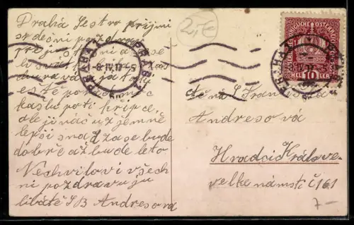 AK Dresden, Altmarkt mit Rathausturm und Kreuzkirche