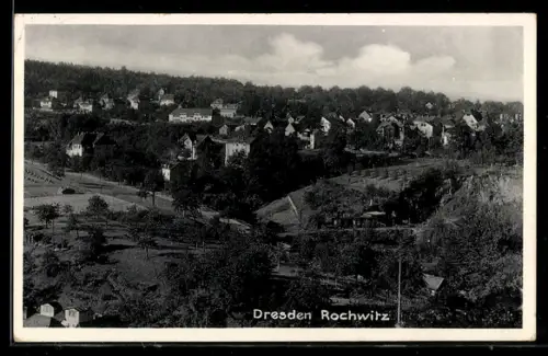 AK Dresden Rochwitz, Ortsansicht mit Wohnhäusern