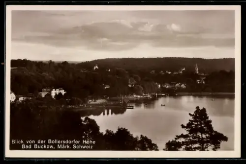 AK Bad Buckow /Märk. Schweiz, Blick von der Bollersdorfer Höhe