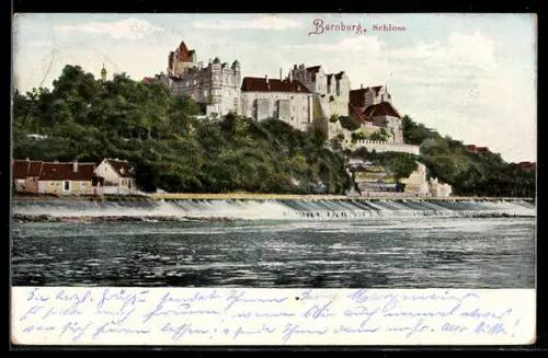 AK Bernburg, Blick zum Schloss