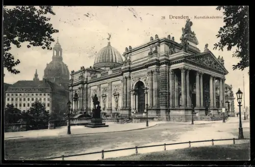 AK Dresden, Blick zur Kunstakademie