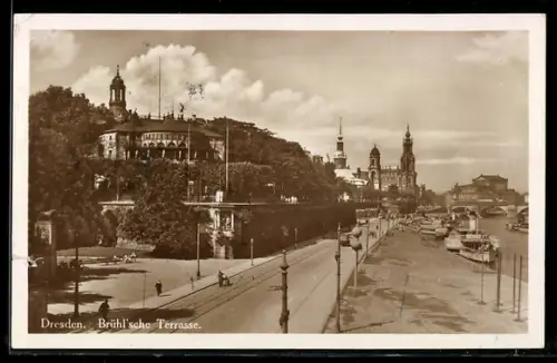 AK Dresden, Brühl`sche Terrasse