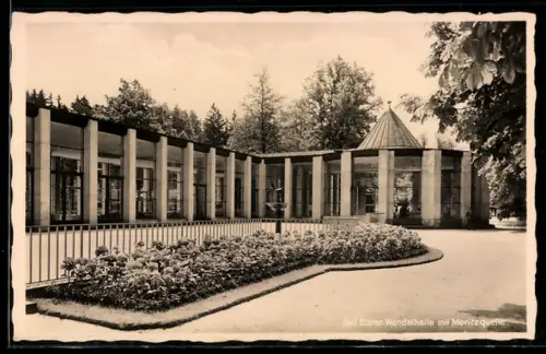 AK Bad Elster, Wandelhalle mit Moritzquelle