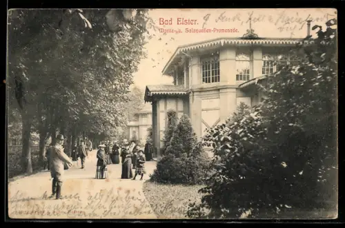 AK Bad Elster, Mortiz- und Salzquellen-Promenade