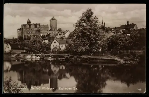 AK Zschopau /Sa., Schloss Wildeeck im Zschopautal