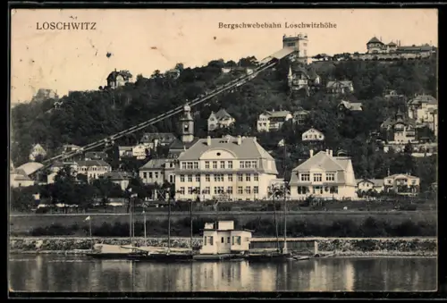 AK Dresden-Loschwitz, Bergschwebebahn Loschwitzhöhe
