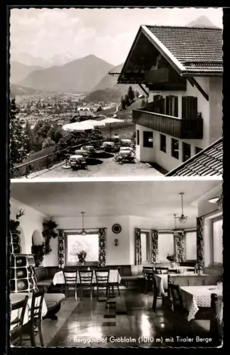 AK Mittenwald, Berggasthof Cafe Gröblalm