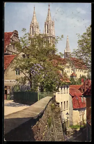 AK Meissen, Geschäft, Bes. Franz Würfel, Rote Stufen