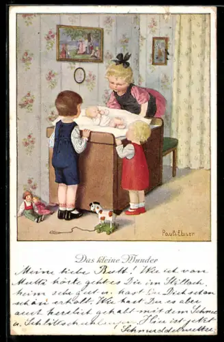 Künstler-AK Pauli Ebner: Das kleine Wunder