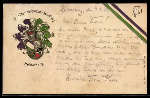 AK Heidelberg, Studentenwappen der Akad. Theol. Verbindung Wartburg