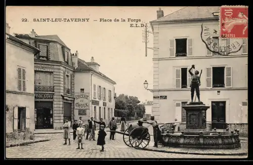 AK Saint-Leu-Taverny, Place de la Forge
