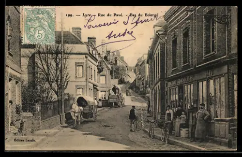 AK Lyre, Rue du Pavé, Bas du Bourg