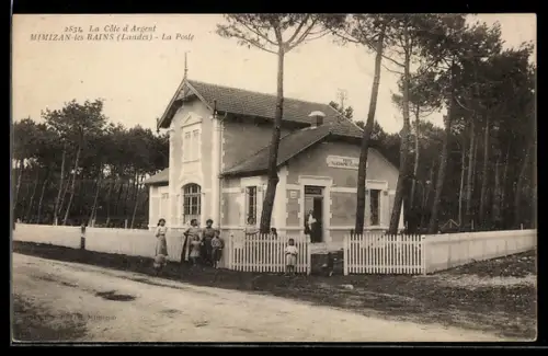 AK Mimizan-les-Bains /Landes, La Poste