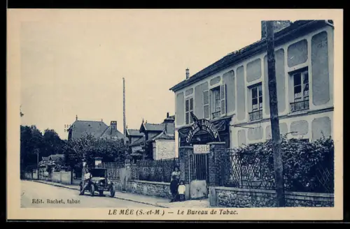 AK Le Mée /S.-et-M., Le Bureau de Tabac