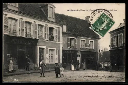 AK Authon-du-Perche /E.-et-L., Le Bas de la Place