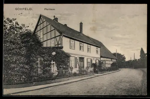 AK Gohfeld, Partie am Pfarrhaus