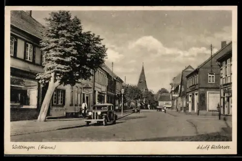 AK Wittingen /Hann., In der strasse