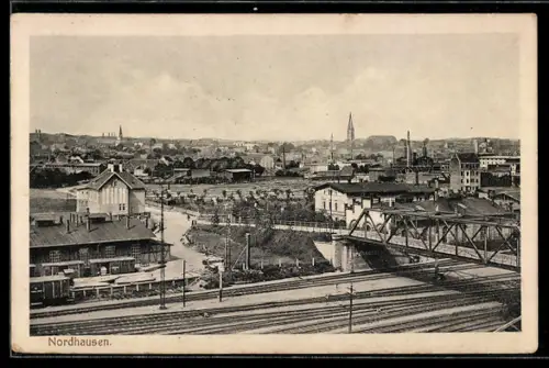 AK Nordhausen, Brücke über die Bahngleise