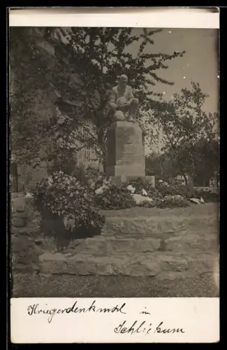 AK Schliekum, Einweihung des Kriegerdenkmals