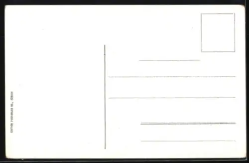 AK Gardone Riviera, Blick zum Ort, Ruderboote