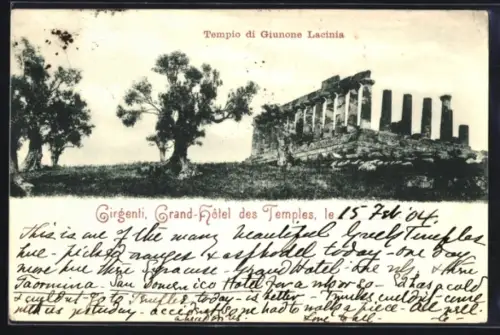 AK Girgenti, Tempio di Giunone Lacinia