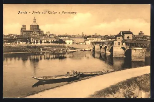 AK Pavia, Ponte sul Ticino e Panorama