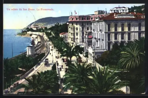 AK San Remo, La Promenade