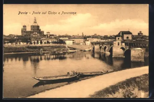 AK Pavia, Ponte sul Ticino e Panorama