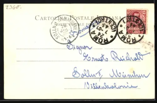 AK Roma, La Fontana di Trevi