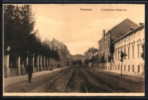 AK Temesvár, Erzsébetváros Dózsa-utca