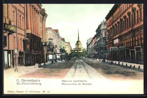 AK St.-Petersbourg, Perspective de Nevsky
