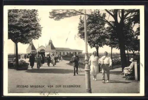 AK Misdroy, Partie vor der Seebrücke