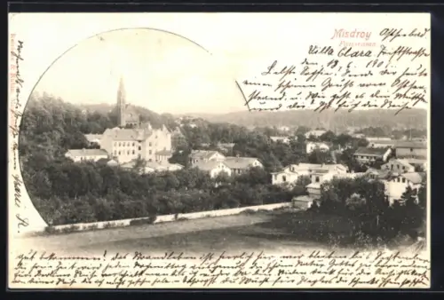 AK Misdroy, Panorama mit Kirche