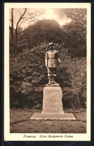 AK Krogerup, Hans Rostgaards Statue