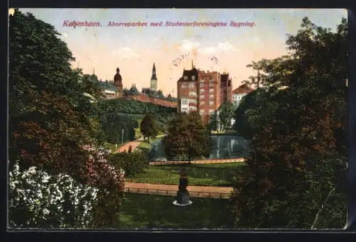 AK Kobenhavn, Aborreparken med Studenterforeningens Bygning